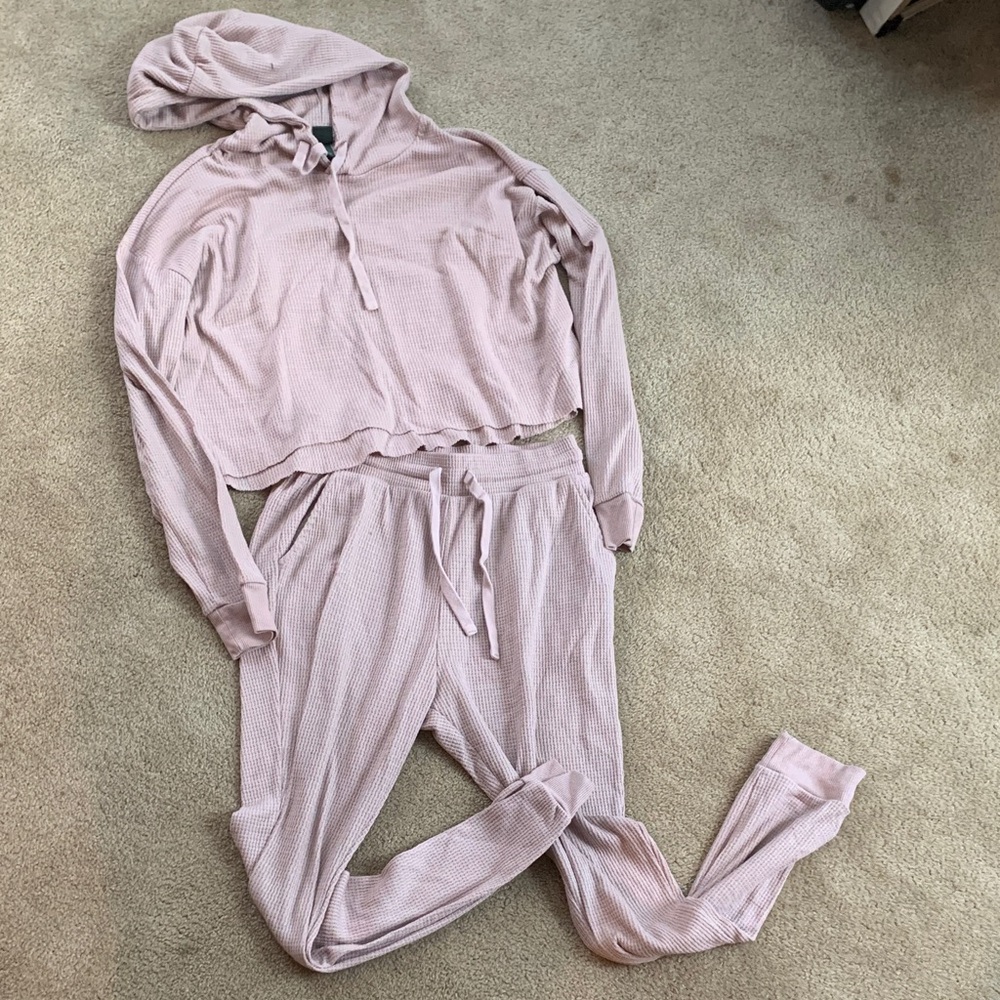 Wild Fable Pink Hoodie and Jogger Set